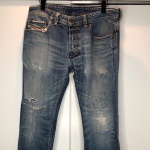 Mens Diesel "Safado" Jeans W 34 L 32 , Vintage , Worn